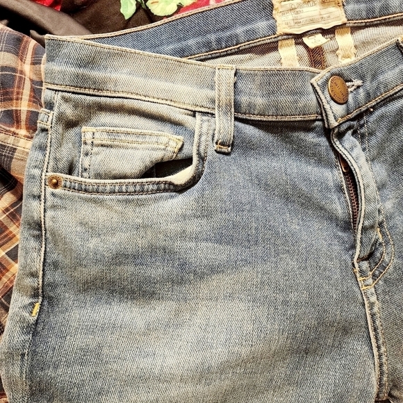 Current/Elliot The Fling Handle Bar Light Wash Blue Denim Jeans Size 0 Waist 26 - Picture 6 of 13